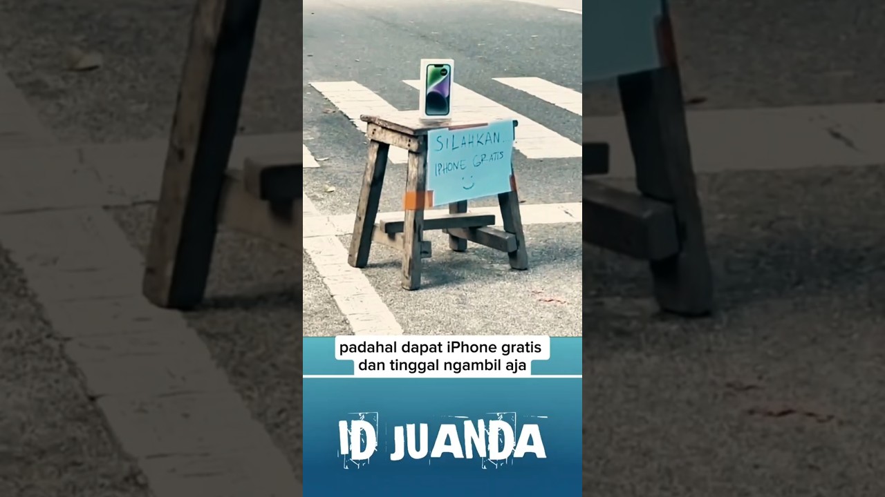 dapat iphone gratis tapi gak berani ambil 
