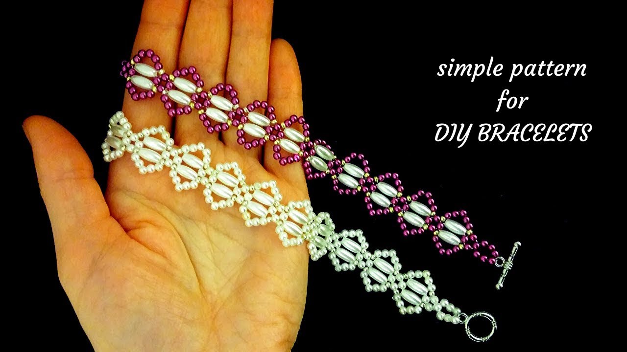 beading tutorials. Simple patterns for DIY elegant bracelets. Beaded Bracelets. Beginner beading