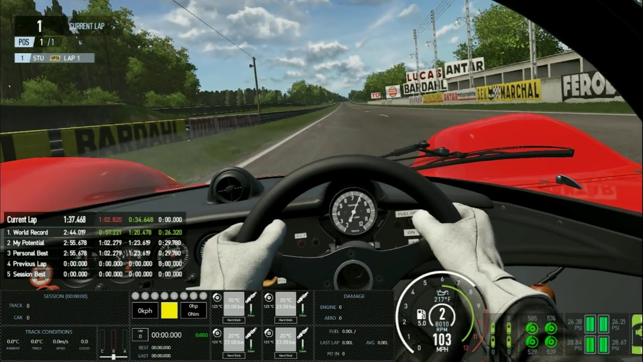 Project Cars 2 - Ferrari 512S - Vintage LeMans - World Record + Setup