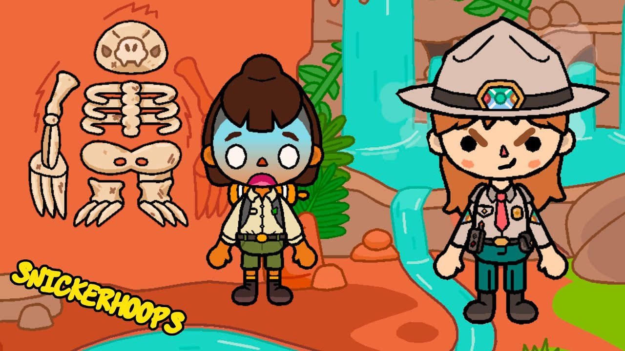 LOST in the JUNGLE Part 4 Sad Story | Snickerhoops TOCA BOCA Stories with Voice
