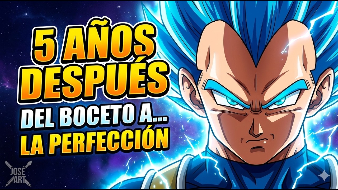 EL PRÍNCIPE SAIYAN HA VUELTO 🔥 | Dibujando a VEGETA SSJ BLUE EVOLUTION (Z Flip 6 & ROG)
