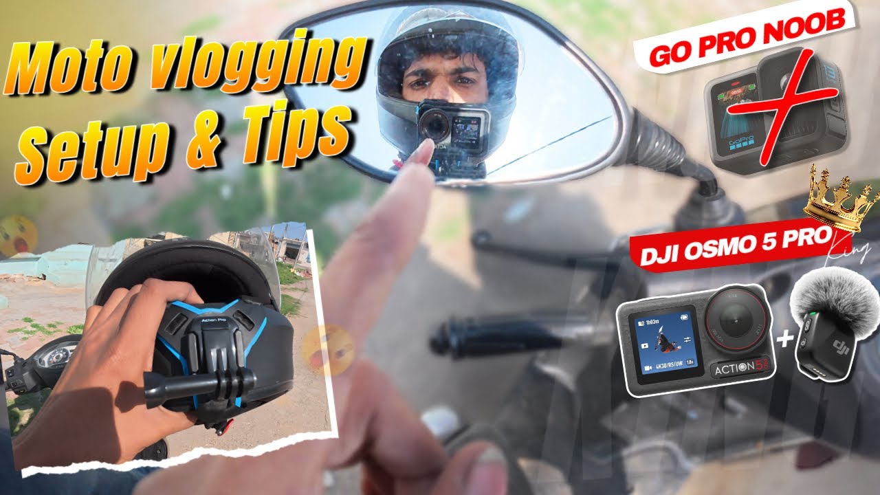 Step By Step MOTOVLOGGING Guide (Camera + Audio) @salmanclips