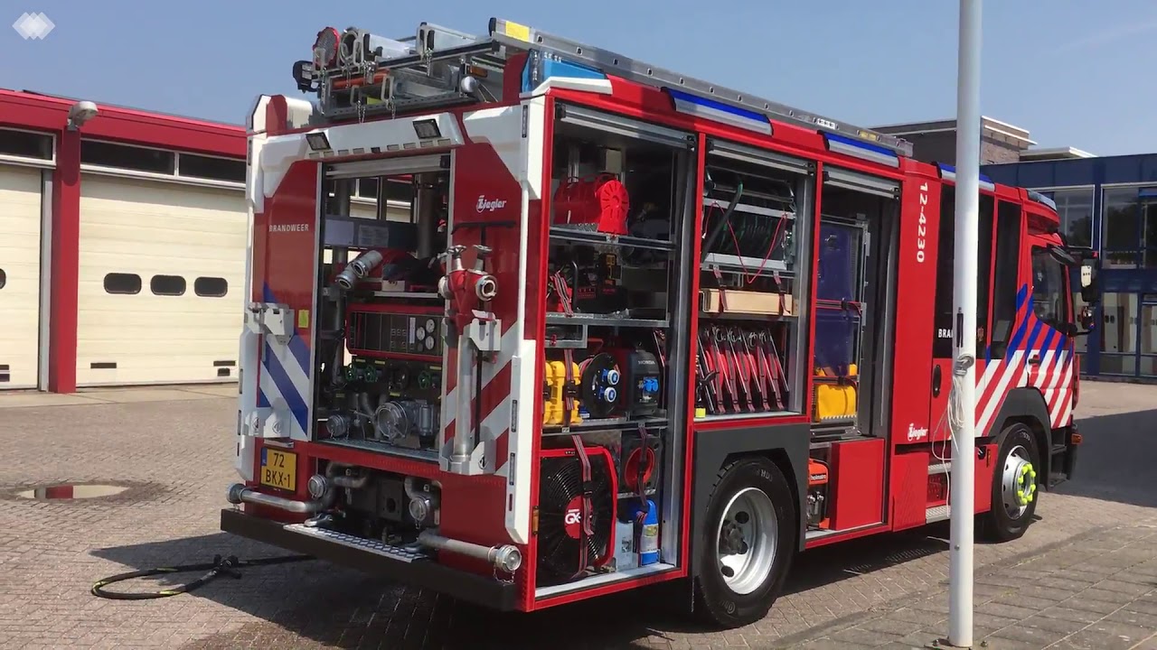 Video nieuwe Tankautospuit Brandweer Kennemerland