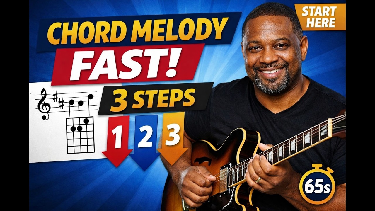 Chord Melody in 60 Seconds (Simple Approach)