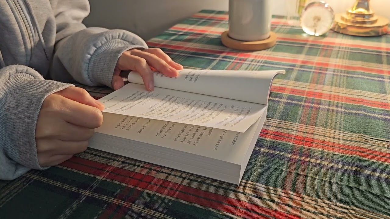 Silent Reading ASMR | Page Turning Sounds & Fireplace