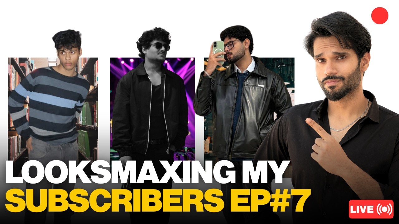 Looksmaxxing My Subscribers on LIVESTREAM #7 | Rating Outfits, Hairstyles | BeYourBest by San Kalra