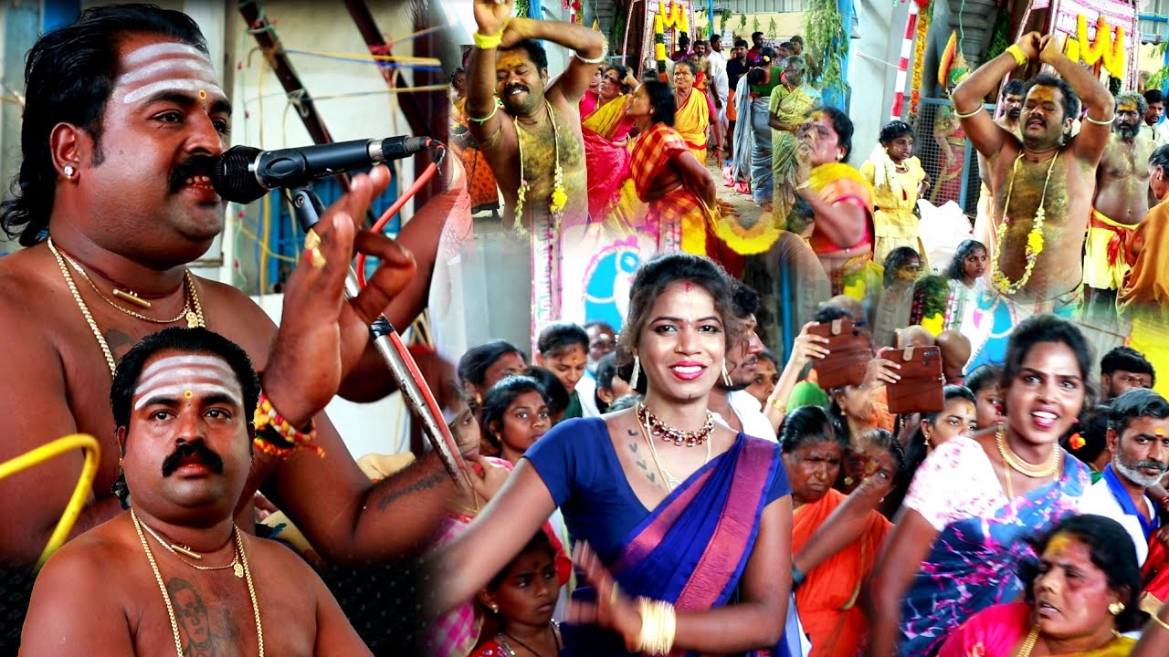 வில்லிசைக்கு ஏற்றார் போல் ஆடும் திருநங்கைகள் | தொப்பை பெருமாள் வில்லிசை நெல்லை வாணி,முஜி ஆட்டம்
