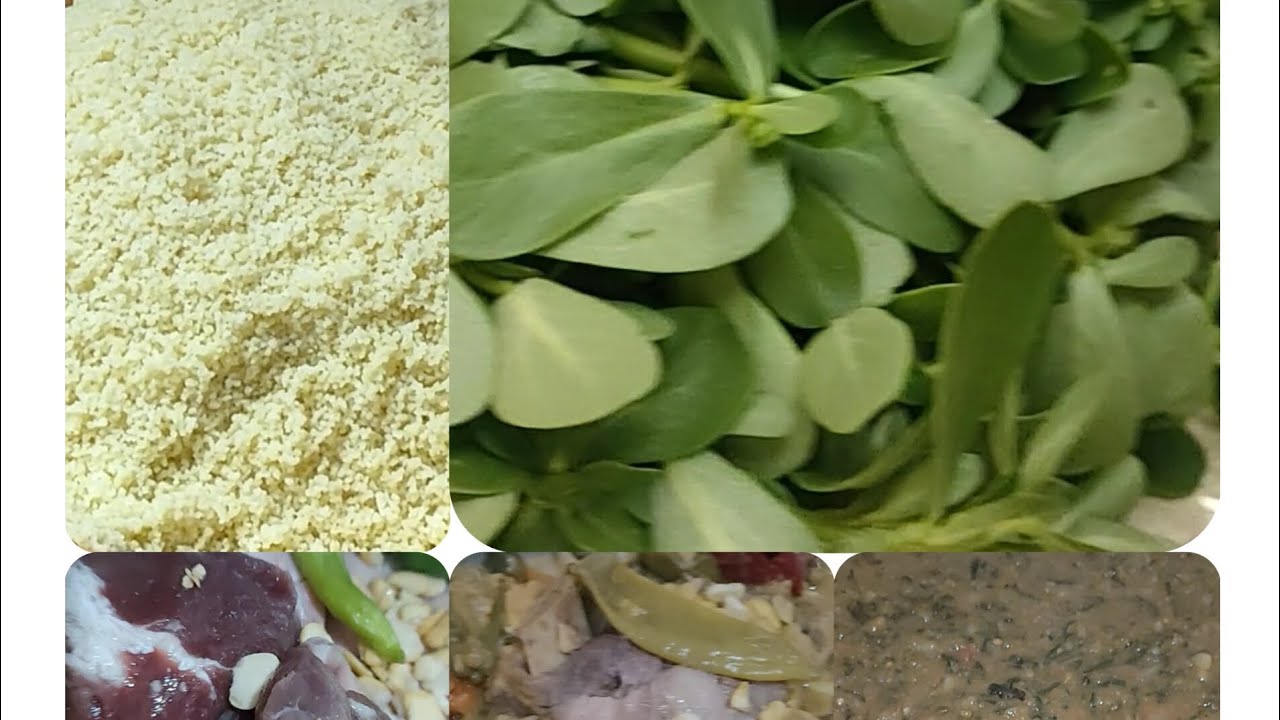 طعام البندراڨ التقرتي Couscous Touggourt au pourpier