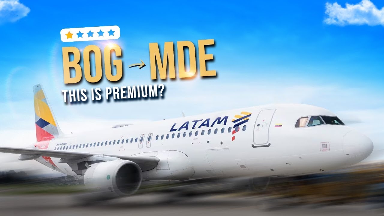 Trip Report Bogota - Medellin Premium Economy Reality | LATAM Airlines Short-Haul Flight