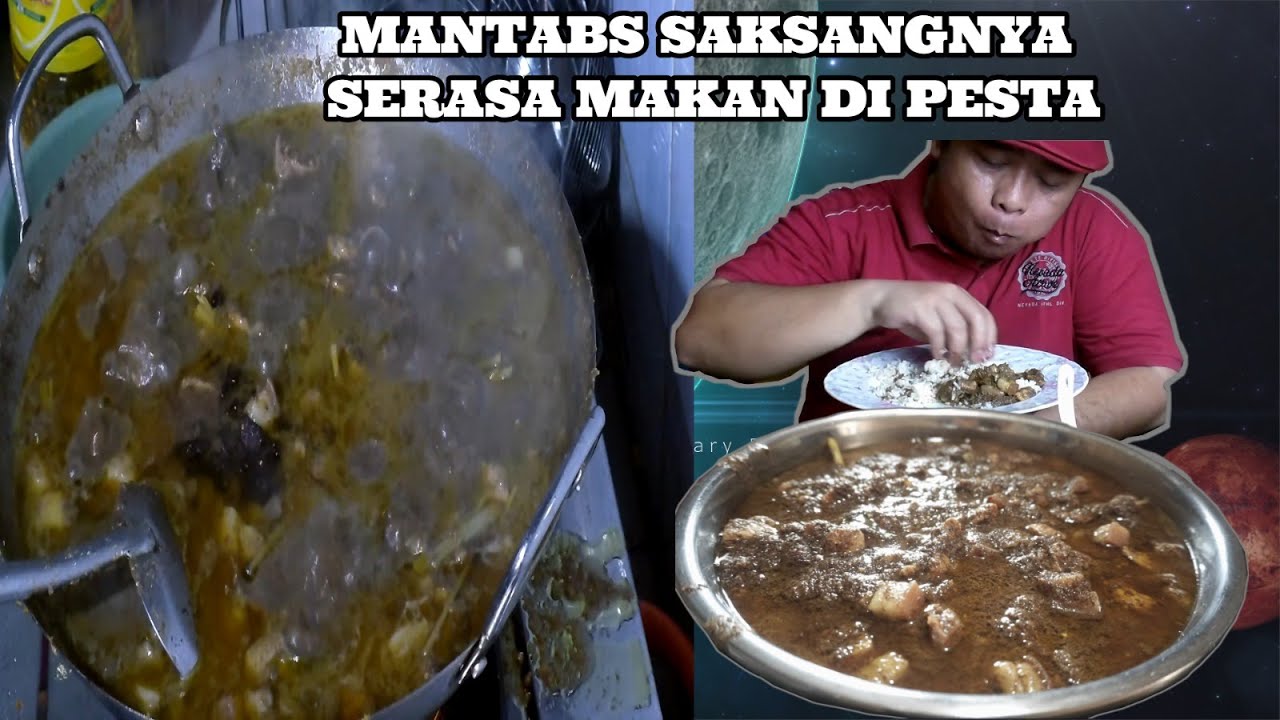 Dimasakin sangsang, rasanya mantabs serasa makan di pesta