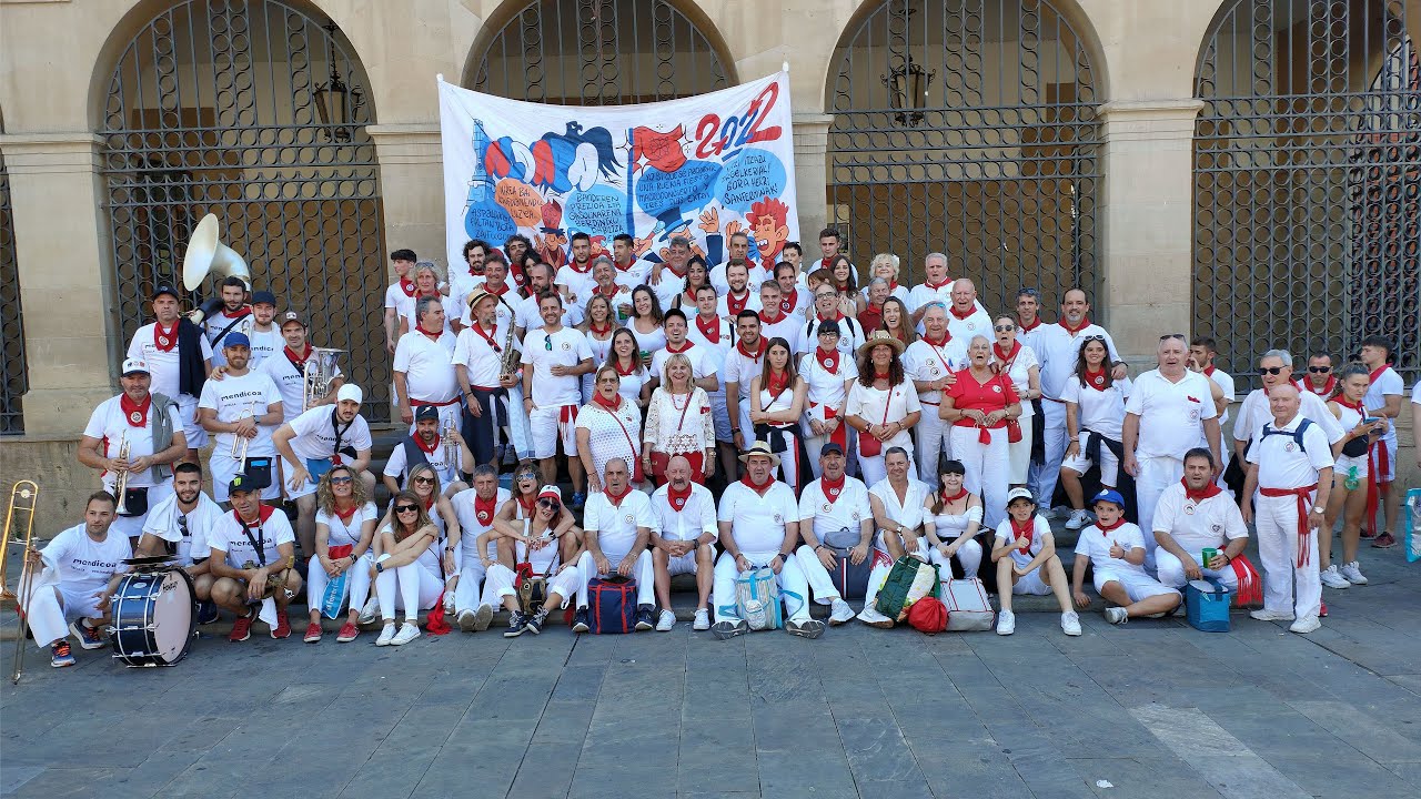 Peña Aldapa desde dentro - 12 de Julio - San Fermín 2022