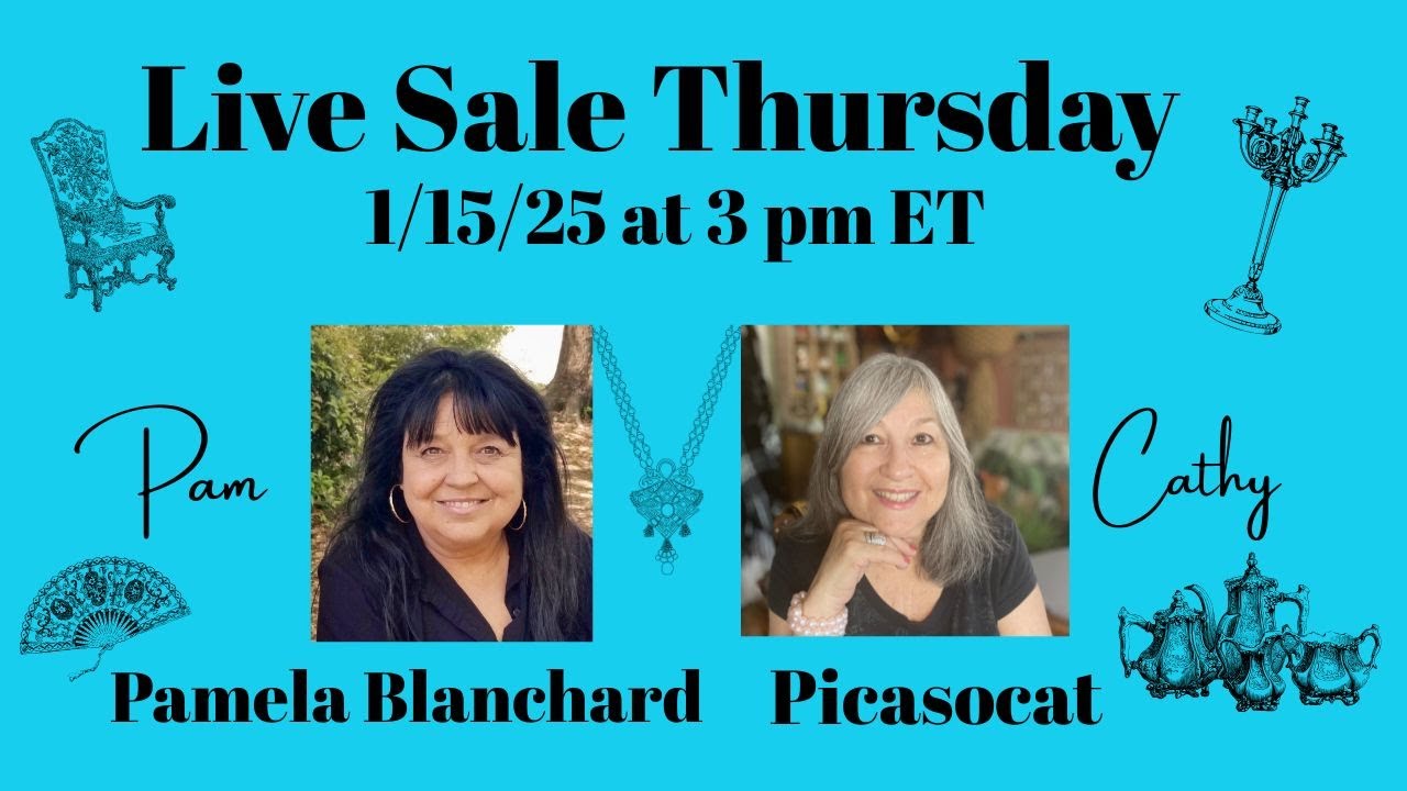 Live Sale Thursday 1/15/26 at 3 pm ET
