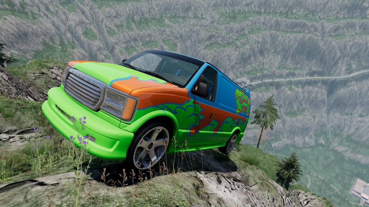 Realistic Car Cliff Drops  Extreme BeamNG drive Crashes – NguyenVanQuyem #beamngdrive #crashdrive