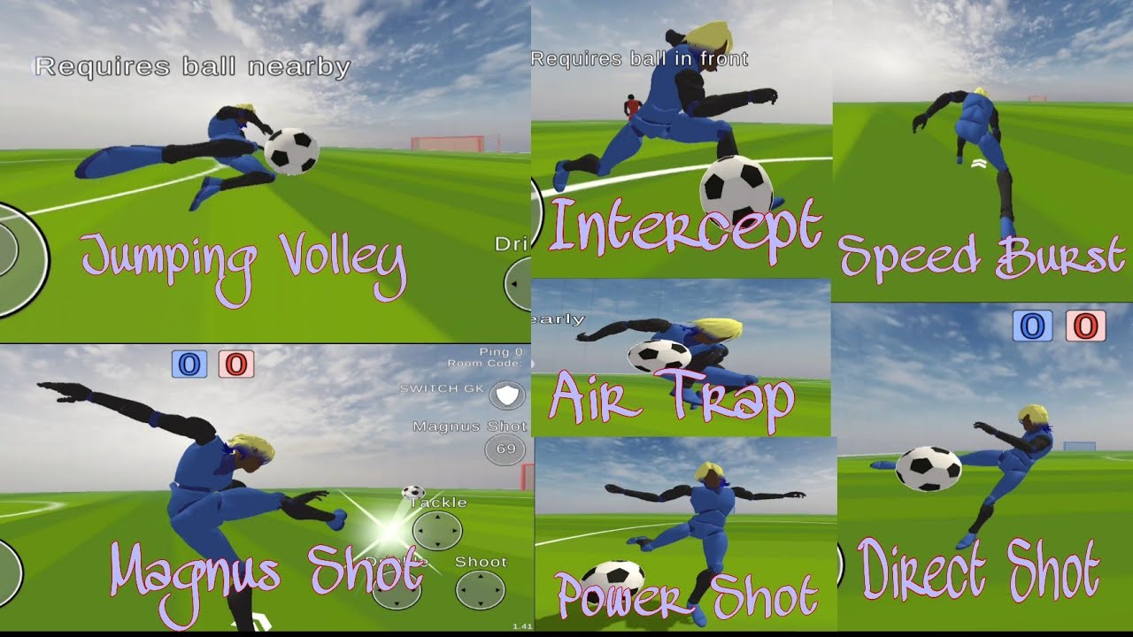 All SKILL ABILITIES In Unmatched EGO Soccer Action