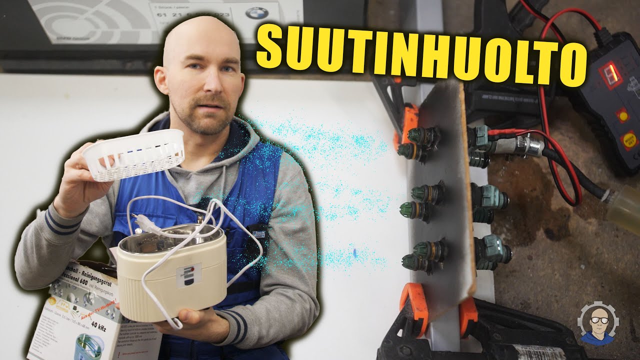 Auton suuttimien ultra&auml;&auml;nipesu