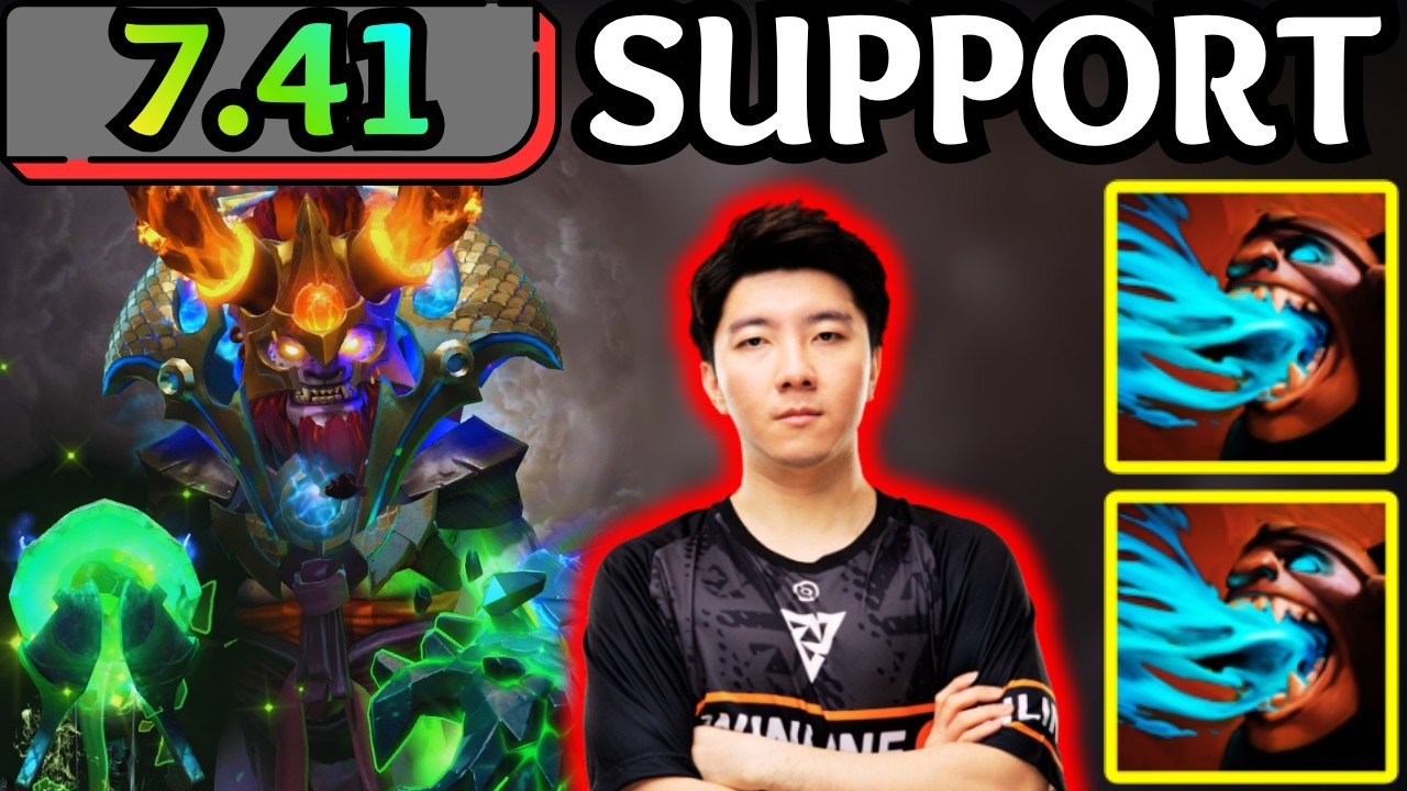 🔥 NEW PATCH 7.41 How WHITEMON Plays LION Hard Support &mdash; Disable & Burst 🔥 | Dota 2
