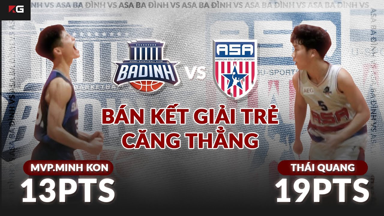 Ba Đình vs ASA Timberwolves | Bán kết giải trẻ Hà Nội 2022 - HYBC 2022