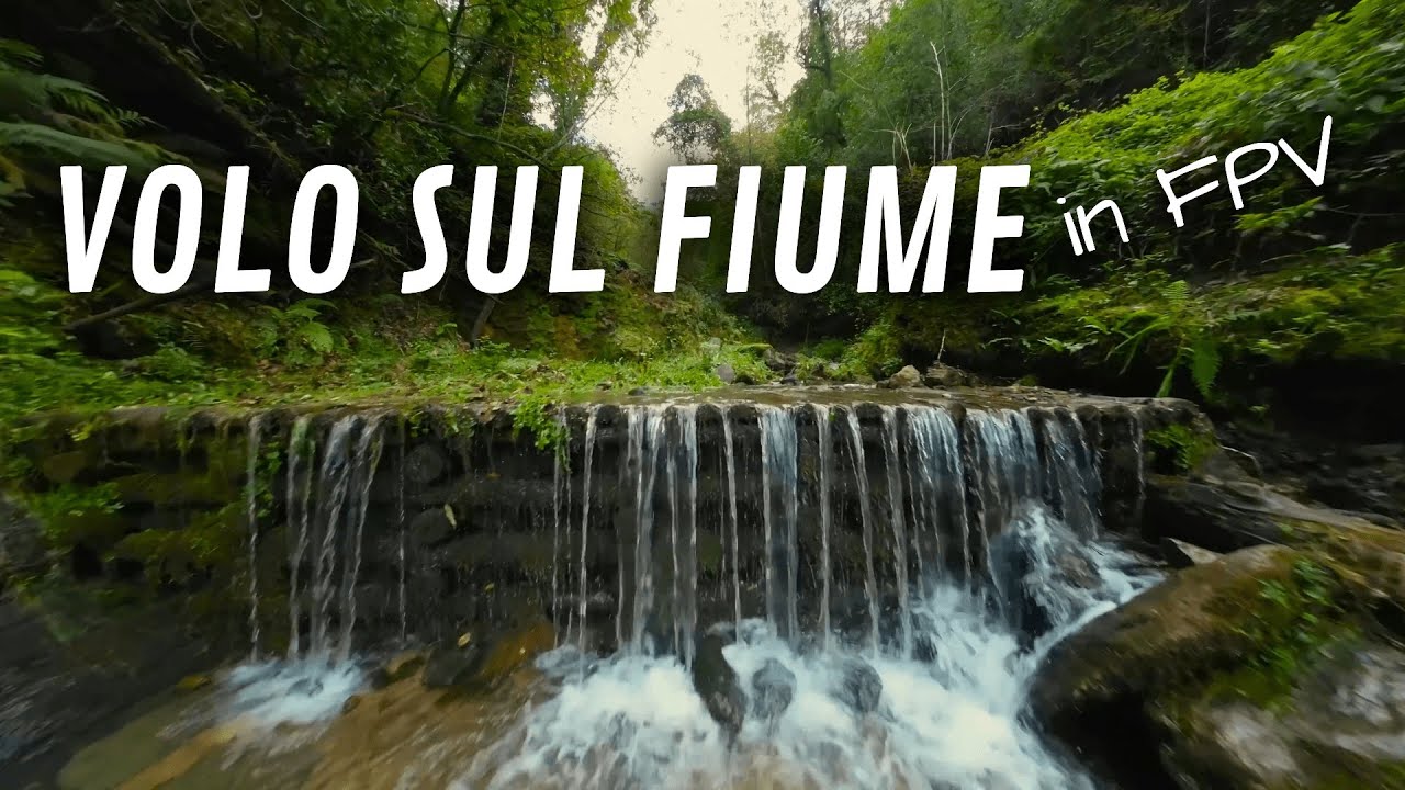 Il Torrente di Calcaferro visto da un DroneFPV