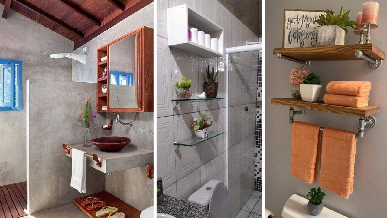 ✅ 227 iDEAS para DECORAR y ORGANIZAR BAÑOS PEQUEÑOS en un lugar ACOGEDOR, práctico y LLENO DE ESTILO