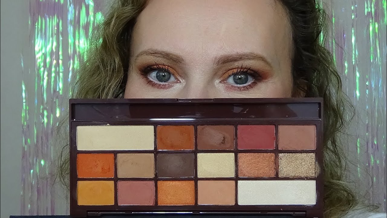 ☙ SERIA CZEKOLADOWA ☙ MAKEUP REVOLUTION ☙ Chocolate Orange ☙ Makijaż ☙ Prezentacja cieni/swatche ☙