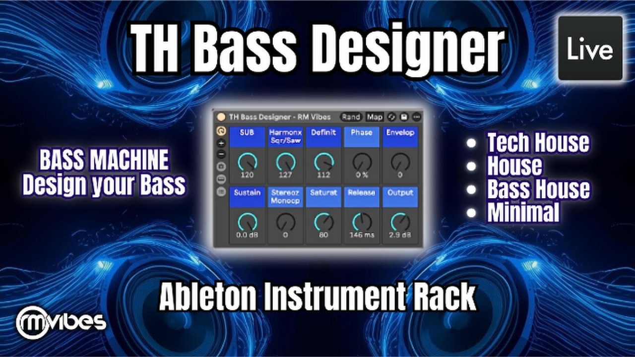 Tech House Bass Designer (Ableton Live Bass Machine) Tech, Minimal, Bass, House