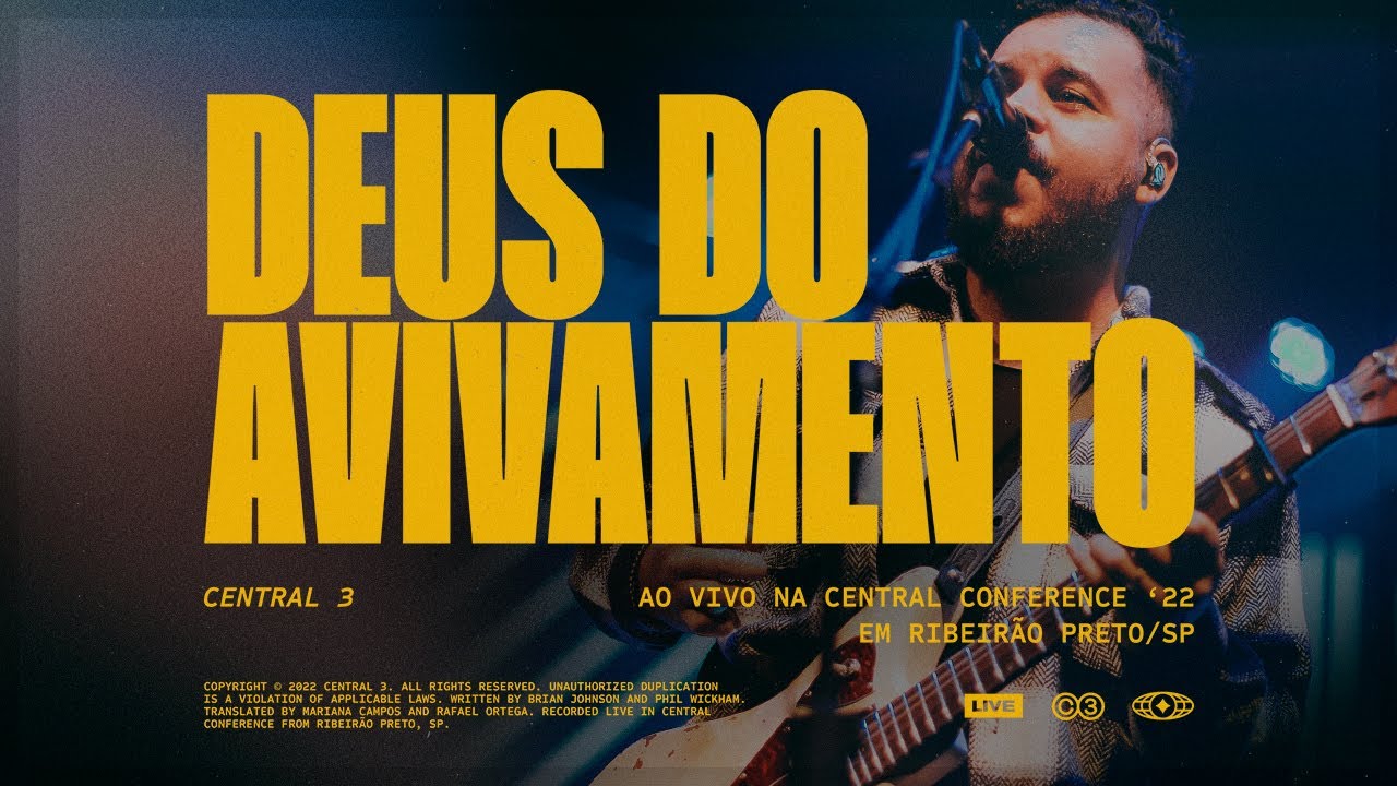 Deus do Avivamento (Ao Vivo) | CENTRAL 3 - Pev&ecirc; Brito