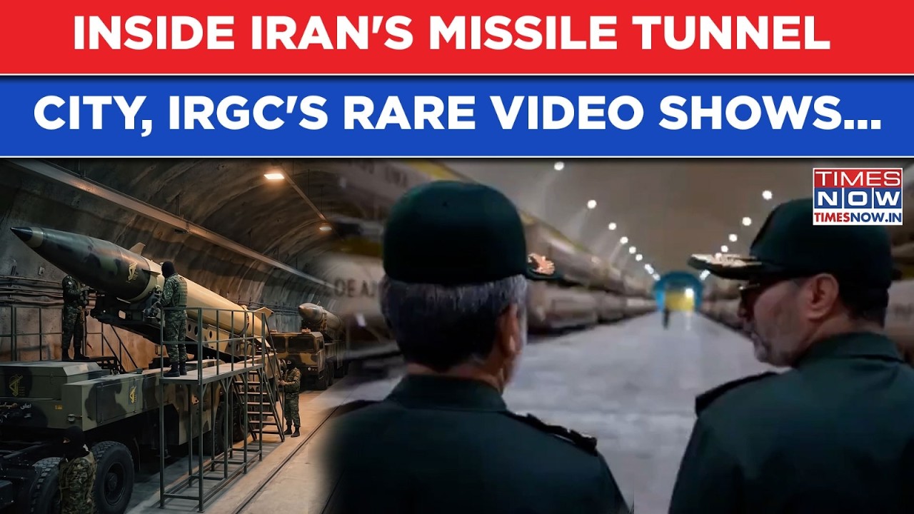 Inside Iran's Underground Missile Fortress, Rare Video Released By IRGC Shows Biggest War Monsters