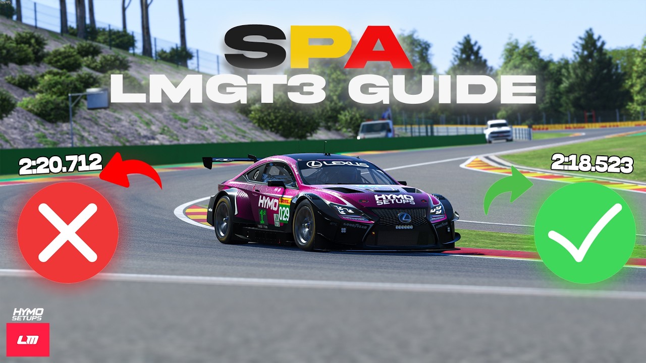 HOW TO DO SPA IN LE MANS ULTIMATE | LMGT3 Track Guide & Tips