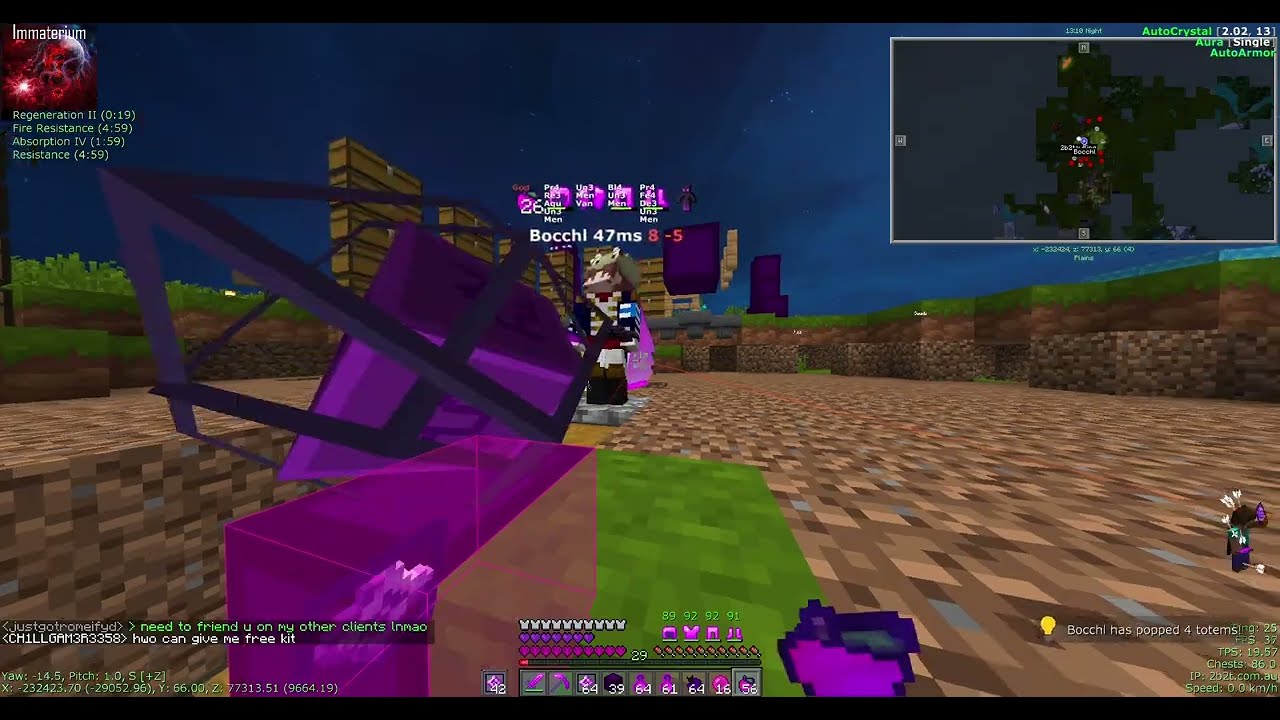 Griefing Mqrshie's Kit Shop Base | 2b2t Australia