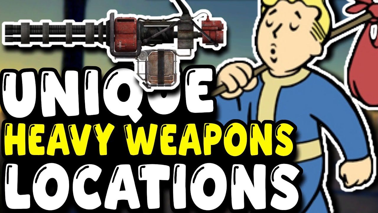 Все уникальные виды тяжёлого оружия в Fallout New Vegas &mdash; отсортированы по сложности их получения