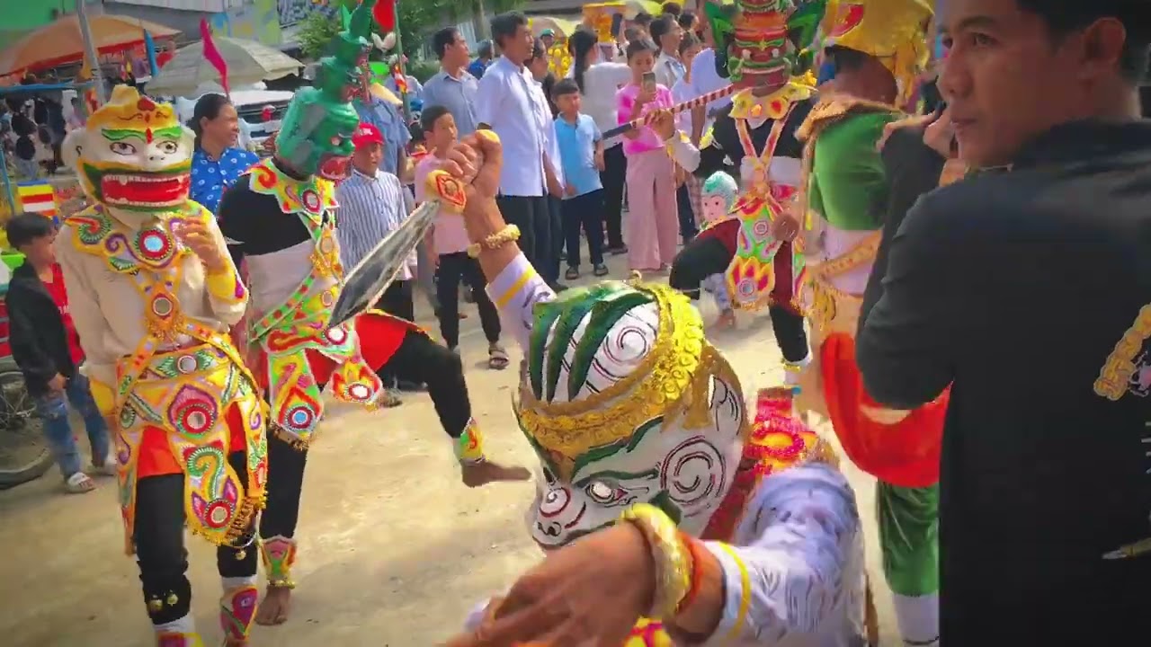 Lễ kathitna chùa prochumđênmiênchey (ông tàu ) 2023 huyện thạnh trị sóc trăng