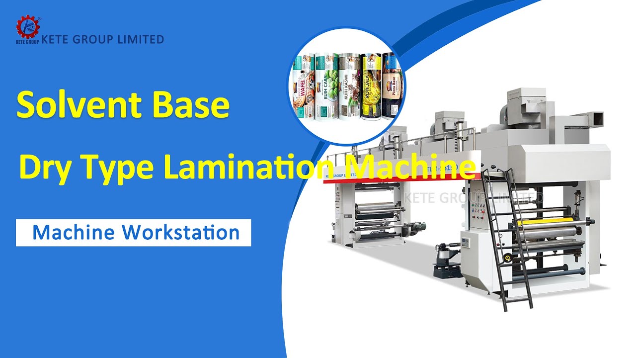 2 Layer Solvent Base Dry Type Laminating Machine Whole Machine Workstation