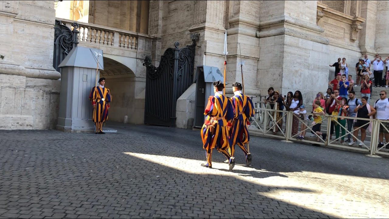 The Changing of the Swiss Guard at the Vatican