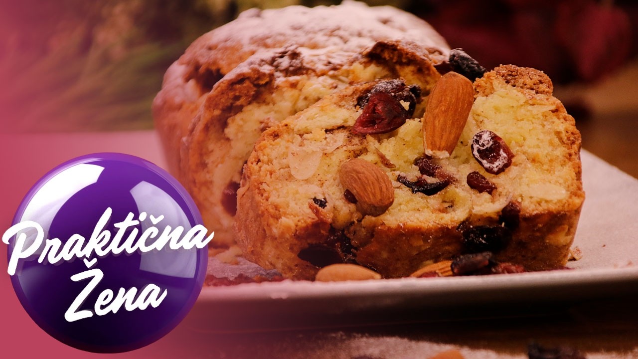 Praktična žena – Pletenica sa suvim voćem i listićima badema