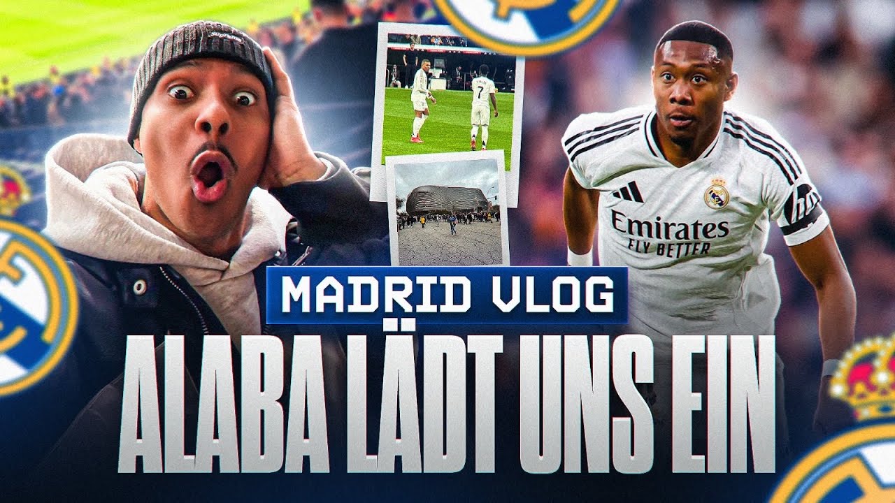 OMG VINI😮😍 Real Madrid -  Rayo Vallecano Stadionvlog | DNA BESUCHT ALABA IM STADION🔥 | Niklas Wilson