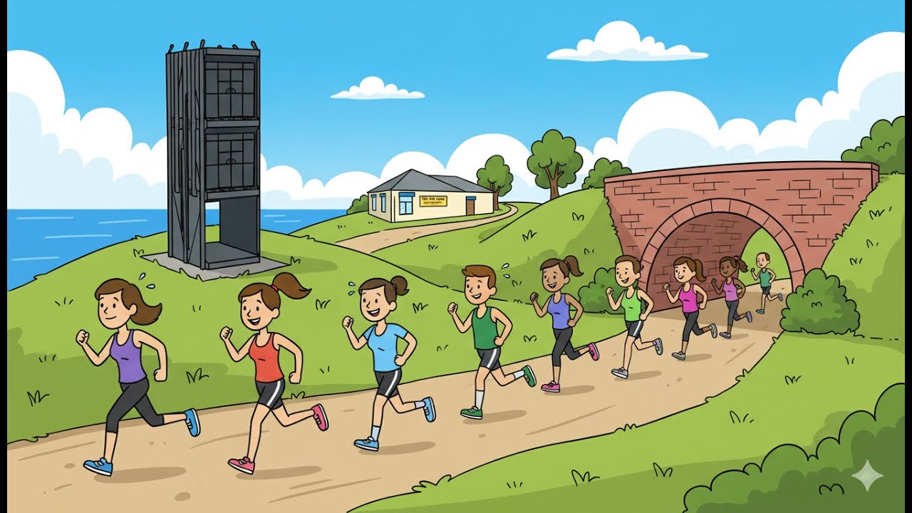 POV Parkrun, Heritage Coastal Footpath Easington Colliery