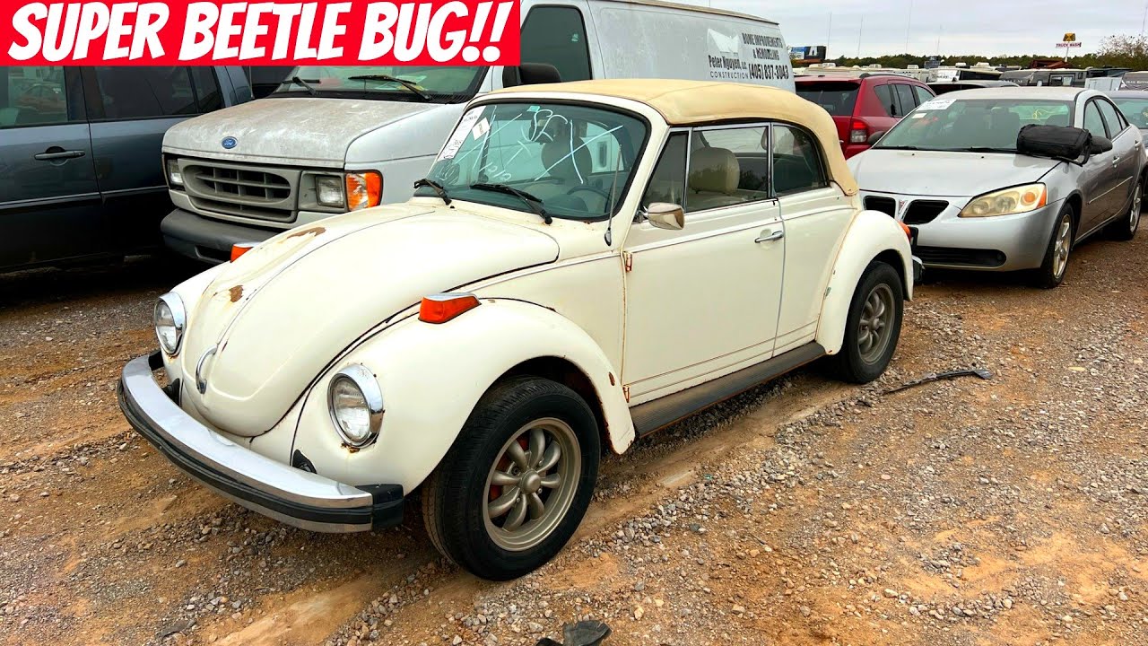 IAA Walk Around and Live Bidding! 1978 VW Super Beetle!! 11-5-21