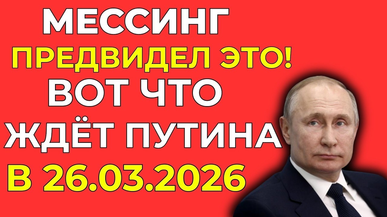 Мессинг предупреждал  что может произойти с Путиным в марте 2026 года