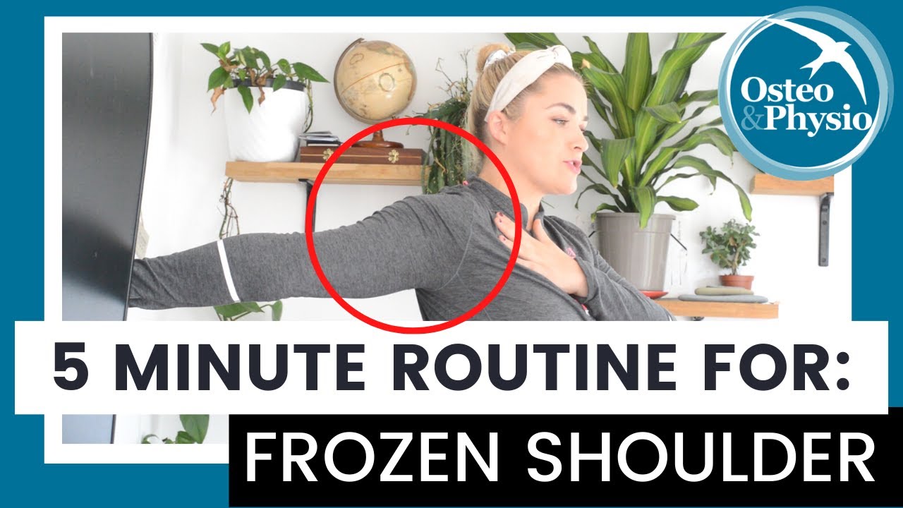 Our full 5 minute guided routine for FROZEN SHOULDER (Adhesive capsulitis)!