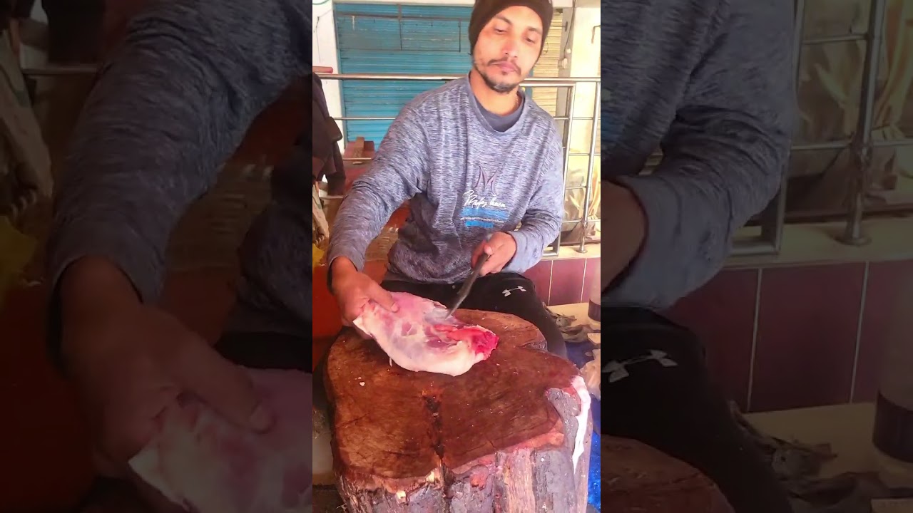 Best pieces of goat meat 🍖 cutting video 