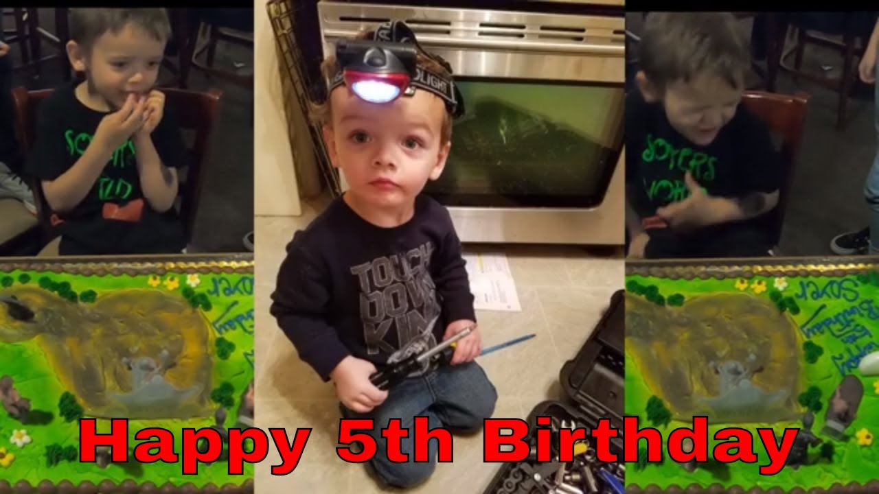 Slideshow of Soyers first five years of life Happy 5th birthday