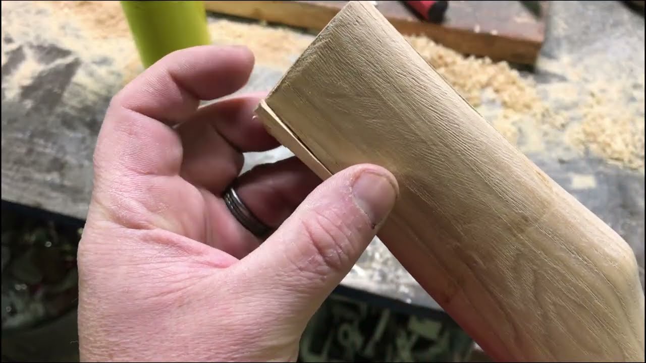 Warren Bus Axe Build Part 2 and Swinging it