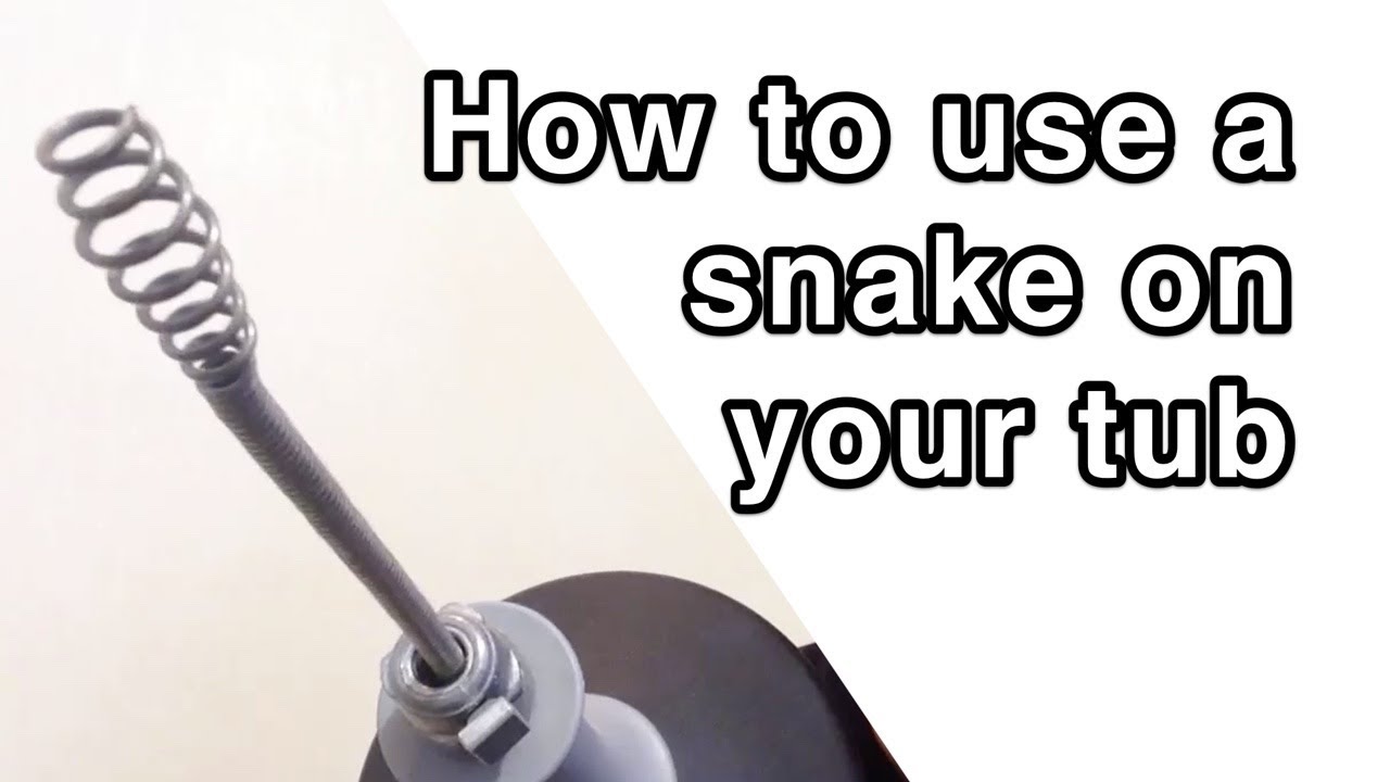 How to Unplug a Bathtub Drain Using a Snake or Drum Auger