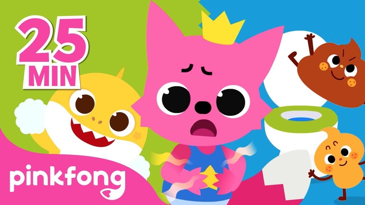 Je veux aller aux toilettes ! | +Comptines | Pinkfong, B&eacute;b&eacute; Requin ! Chansons pour Enfants