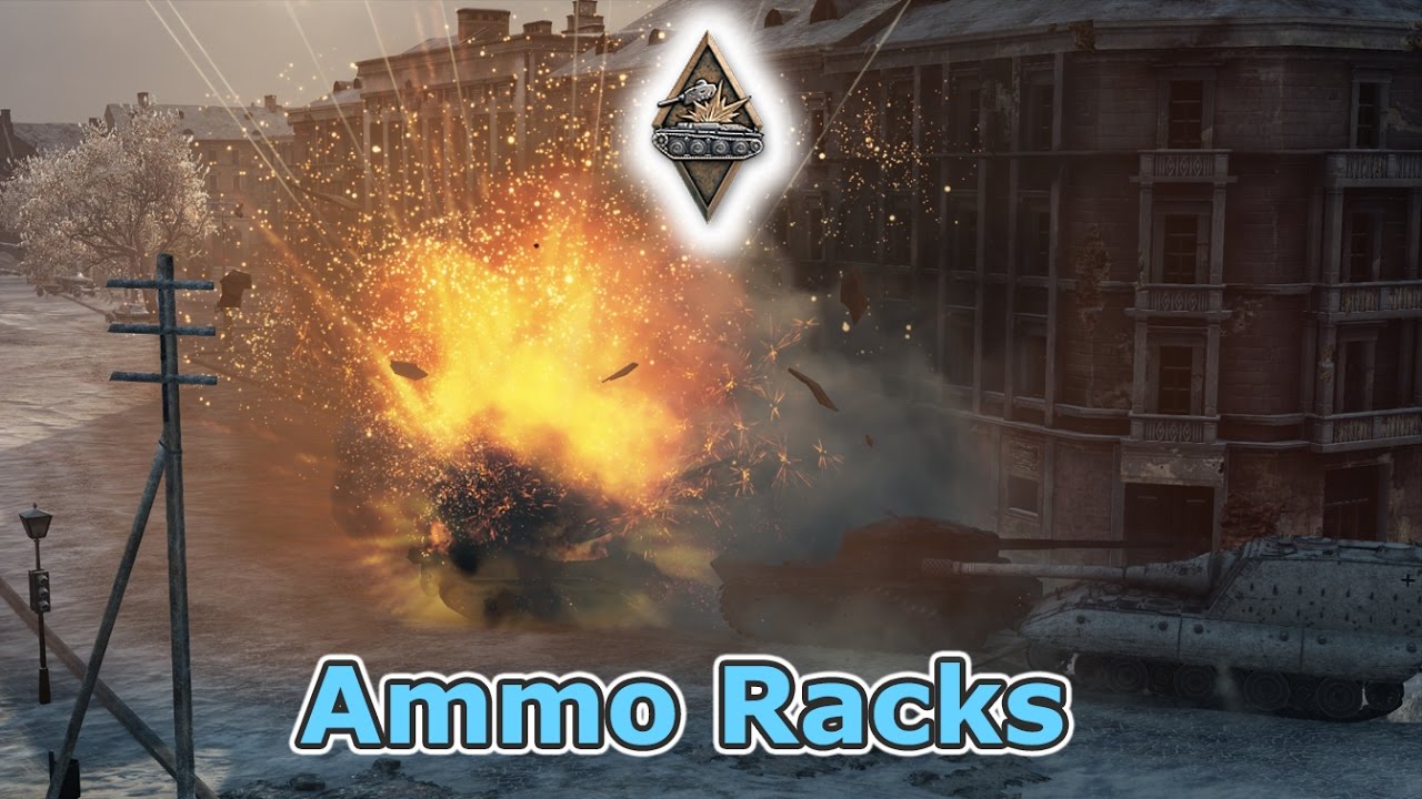 World of Tanks: Ammo Rack [Slow Motion - Compilation]