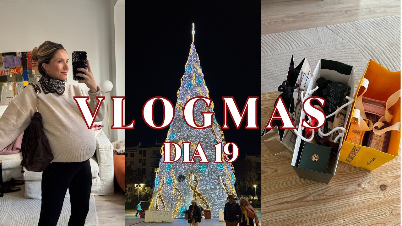 VLOGMAS 19 - UNBOXING, Ideas de regalo para NAVIDAD, paseo por las luces ✨ | Julia March