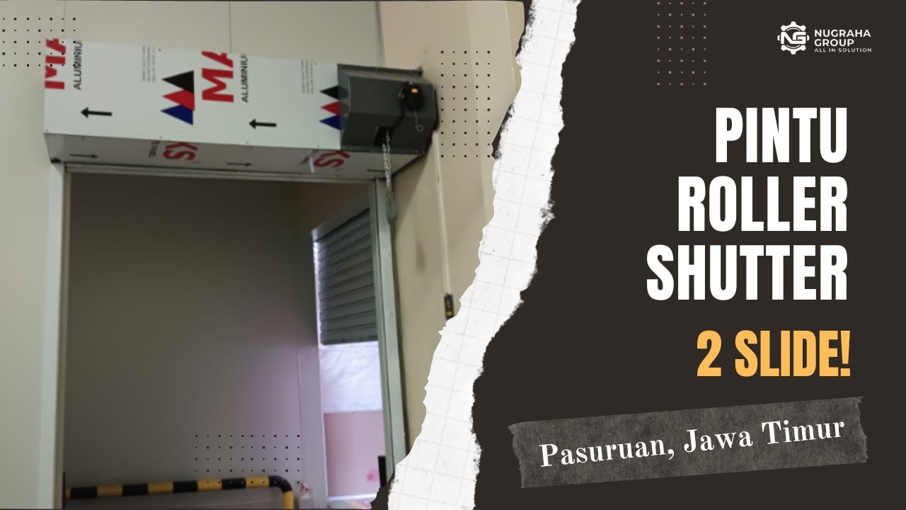 GAS! MENERJANG BADAI, DEMI TUGAS NEGARA TERCAPAI! | PEMASANGAN PINTU ROLLER SHUTTER 2 SLIDE!