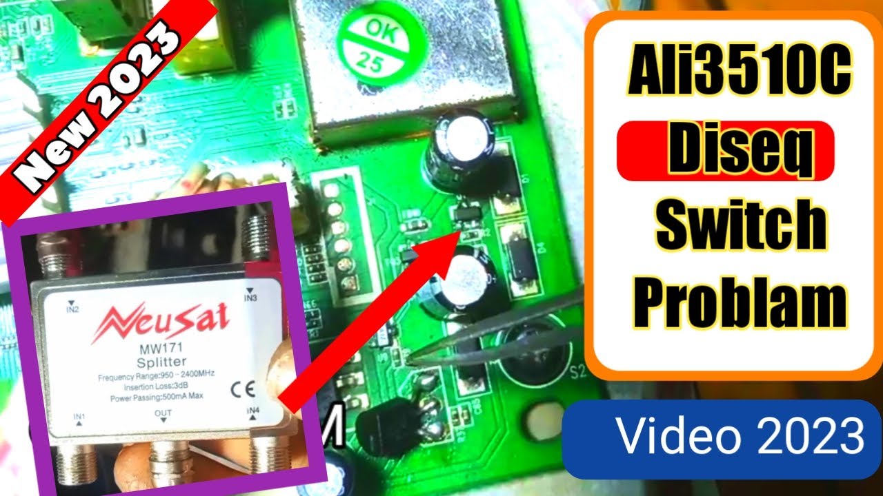 Ali3510c diseqc switch problem | Diseqc Switch Dual Mode Problem solution inDish Receiver