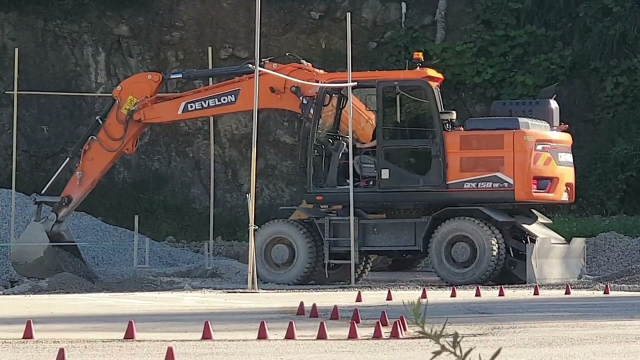 굴삭기 실기작업