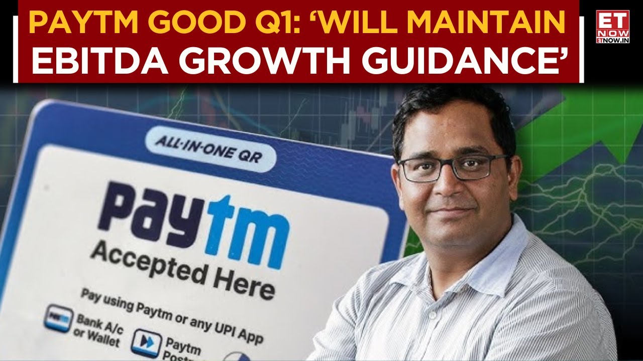 Paytm Share Recovers From Day's Low After Good Q1 Earnings | Paytm Concall Highlights | ET Now